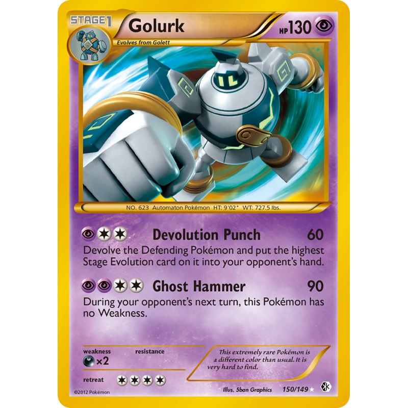 Golurk (150/149) [Black & White: Boundaries Crossed]