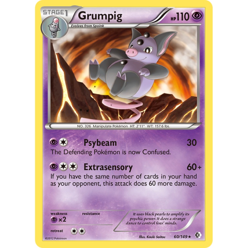 Grumpig (60/149) [Black & White: Boundaries Crossed]