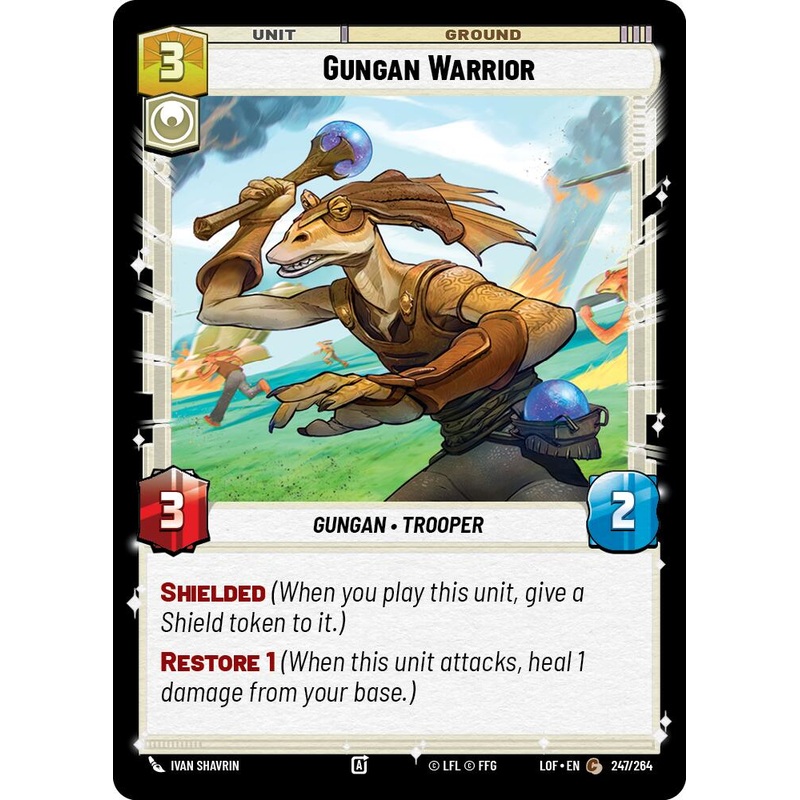 Gungan Warrior (247/264) (247/264) [Legends of the Force]