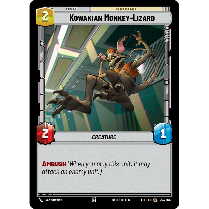 Kowakian Monkey-Lizard (257/264) (257/264) [Legends of the Force]