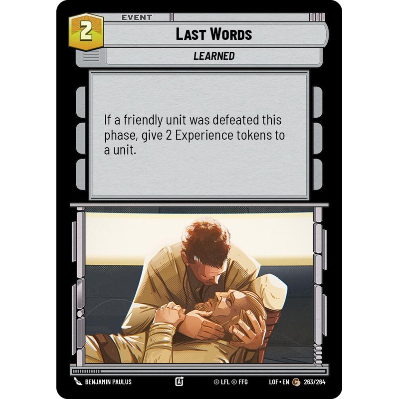 Last Words (263/264) (263/264) [Legends of the Force]