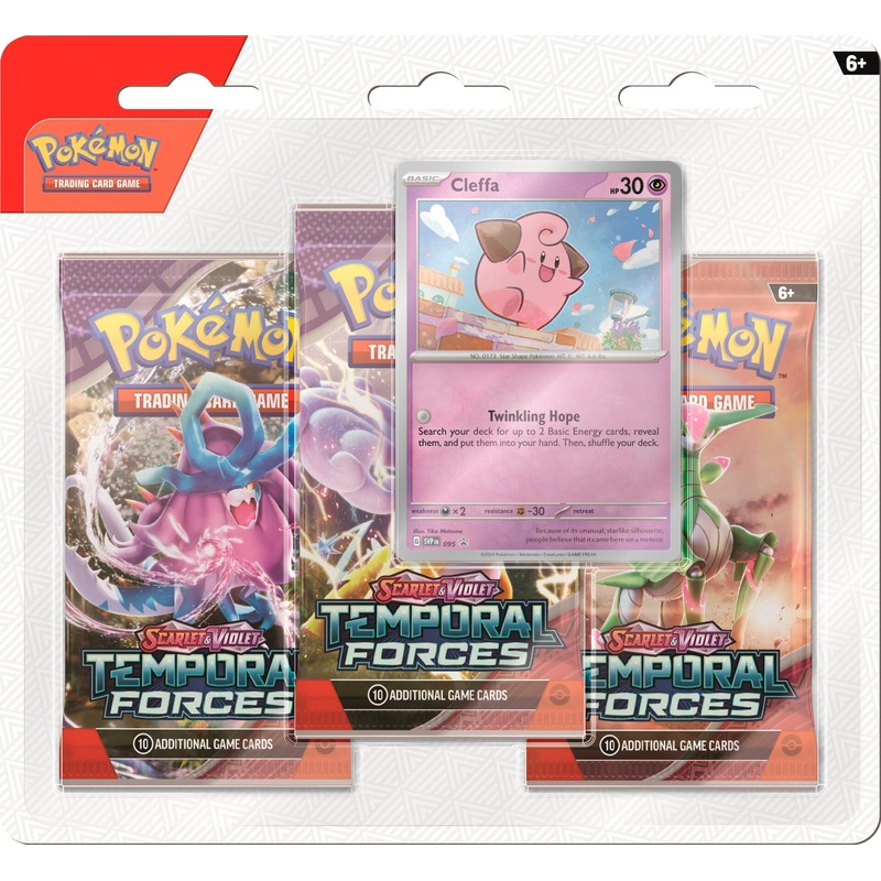 Scarlet & Violet: Temporal Forces - 3-Pack Blister