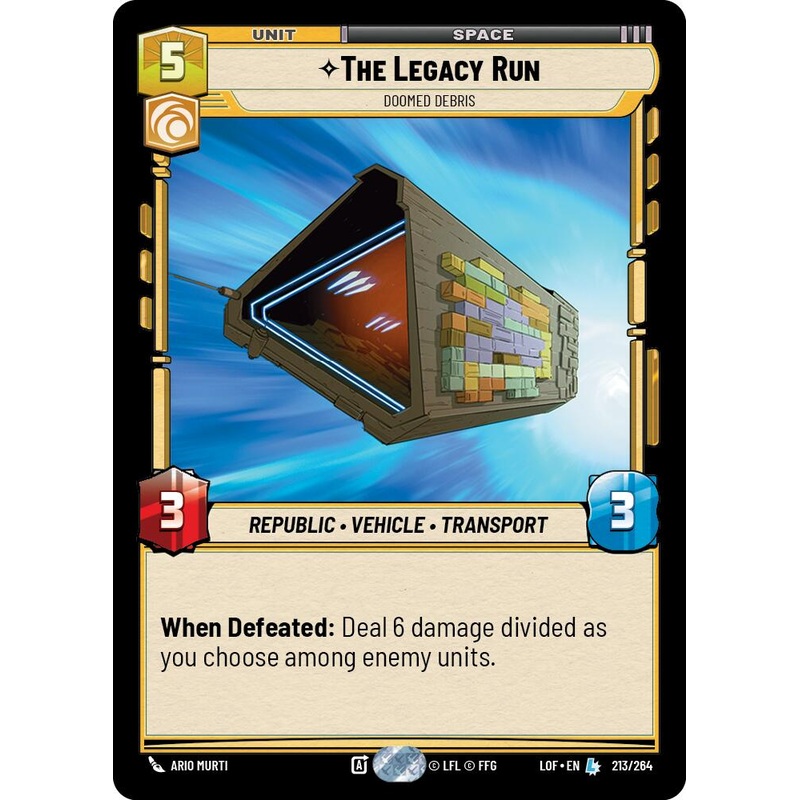 The Legacy Run - Doomed Debris (213/264) (213/264) [Legends of the Force]