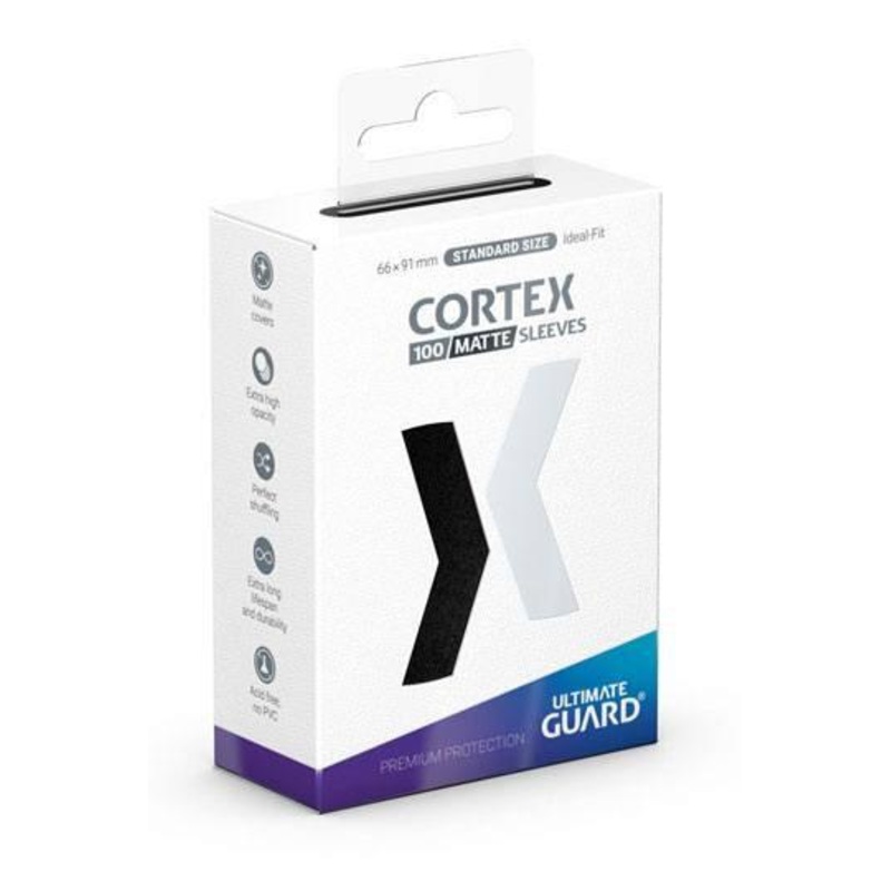 Ultimate Guard Cortex Matte Sleeves - Black