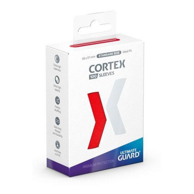 Ultimate Guard Cortex Matte Sleeves - Red