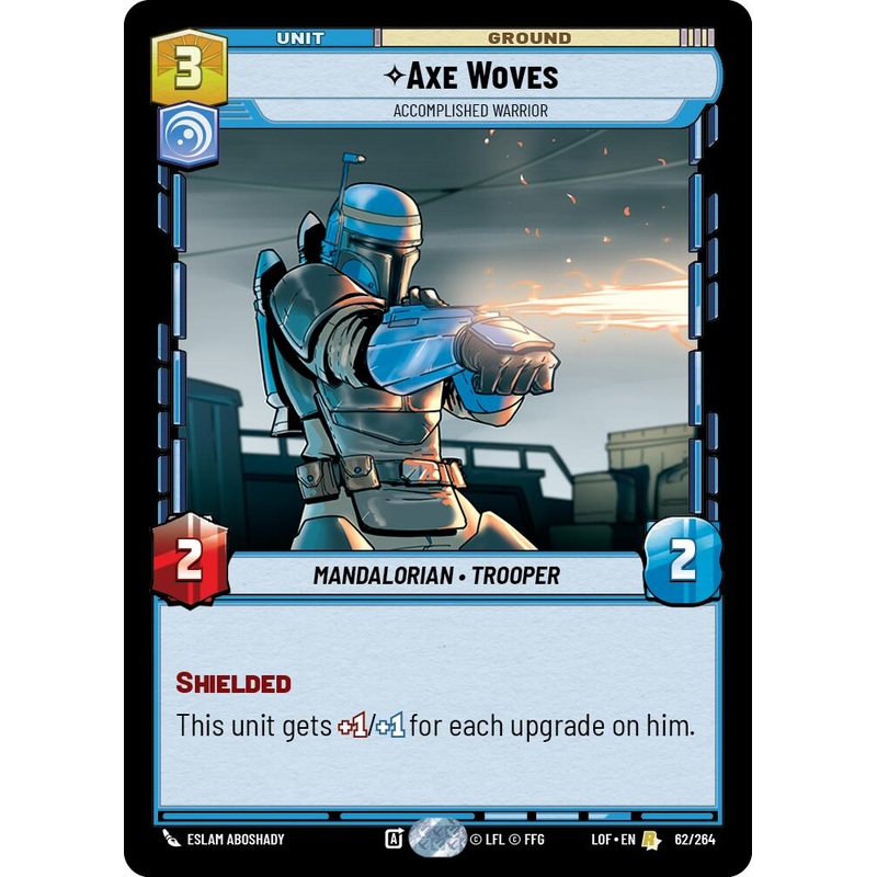 Axe Woves - Accomplished Warrior (62/264) (62/264) [Legends of the Force]
