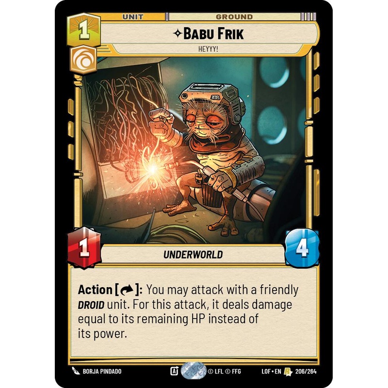 Babu Frik - Heyyy! (206/264) (206/264) [Legends of the Force]