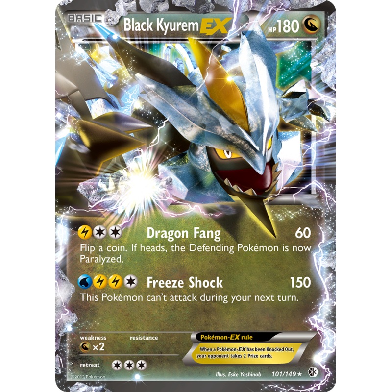 Black Kyurem EX (101/149) [Black & White: Boundaries Crossed]