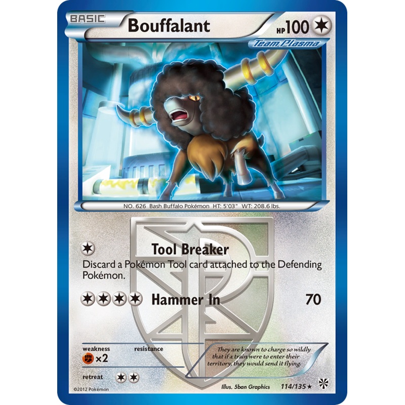 Bouffalant (114/135) [Black & White: Plasma Storm]