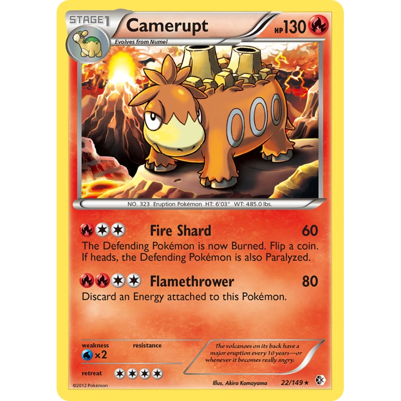 Camerupt (22/149) [Black & White: Boundaries Crossed]