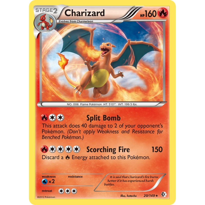 Charizard (20/149) [Black & White: Boundaries Crossed]