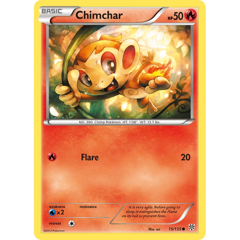 Chimchar (15/135) [Black & White: Plasma Storm]