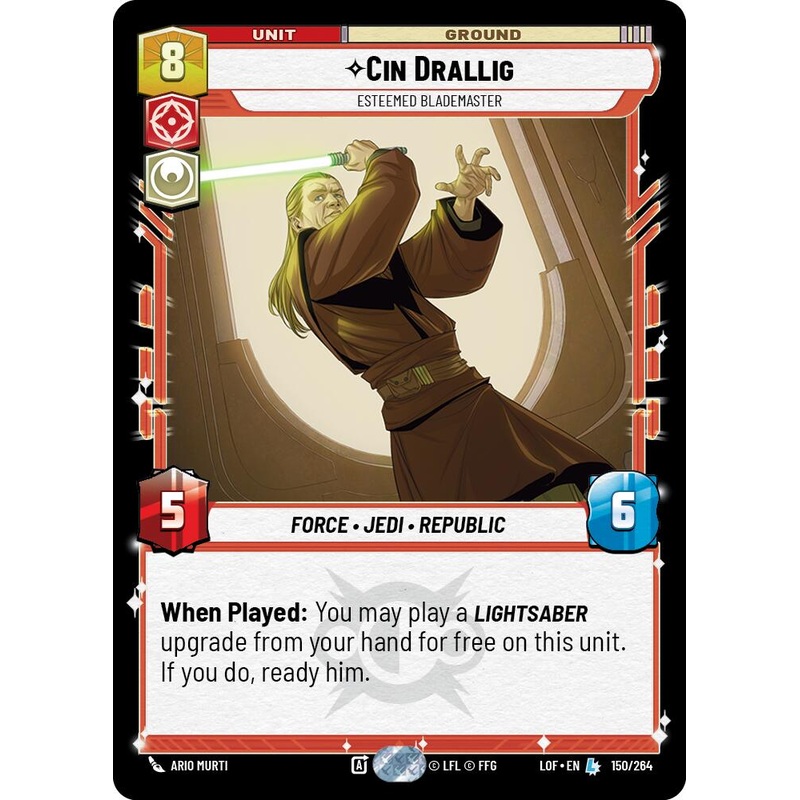 Cin Drallig - Esteemed Blademaster (150/264) (150/264) [Legends of the Force]