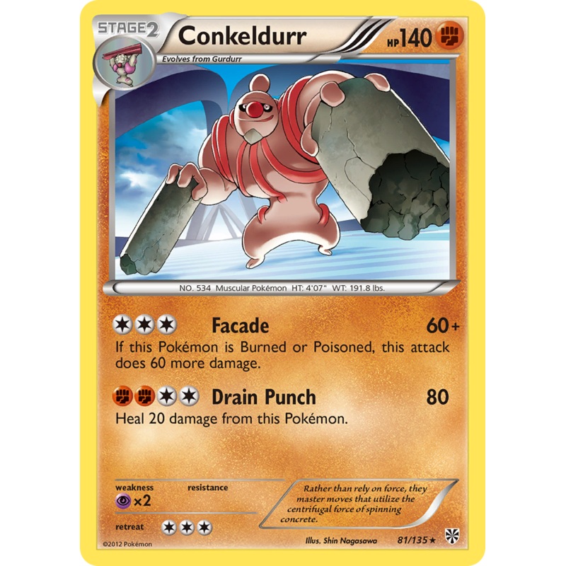 Conkeldurr (81/135) [Black & White: Plasma Storm]