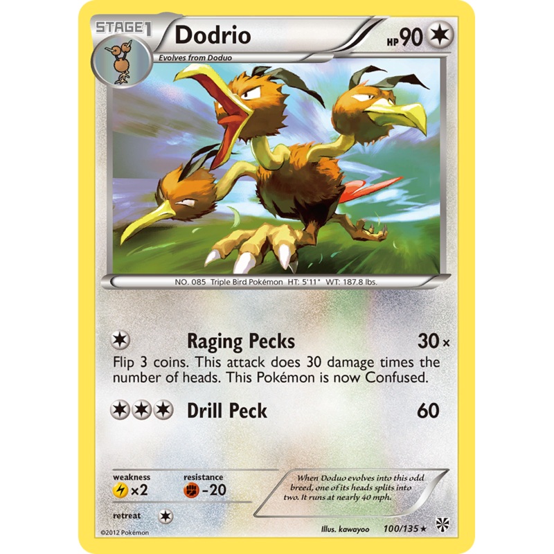 Dodrio (100/135) [Black & White: Plasma Storm]