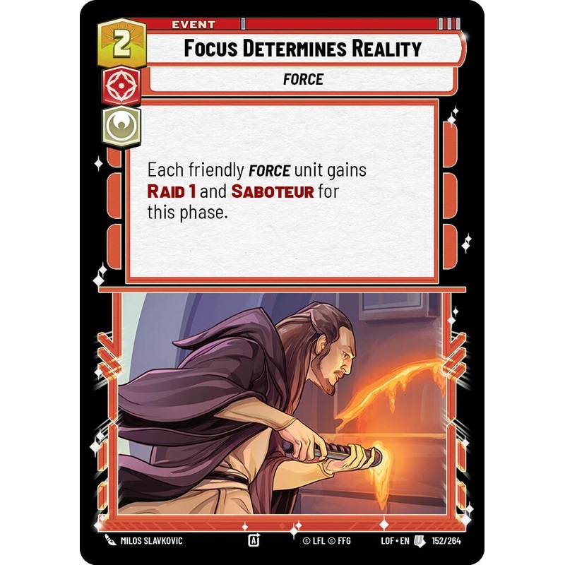 Focus Determines Reality (152/264) (152/264) [Legends of the Force]