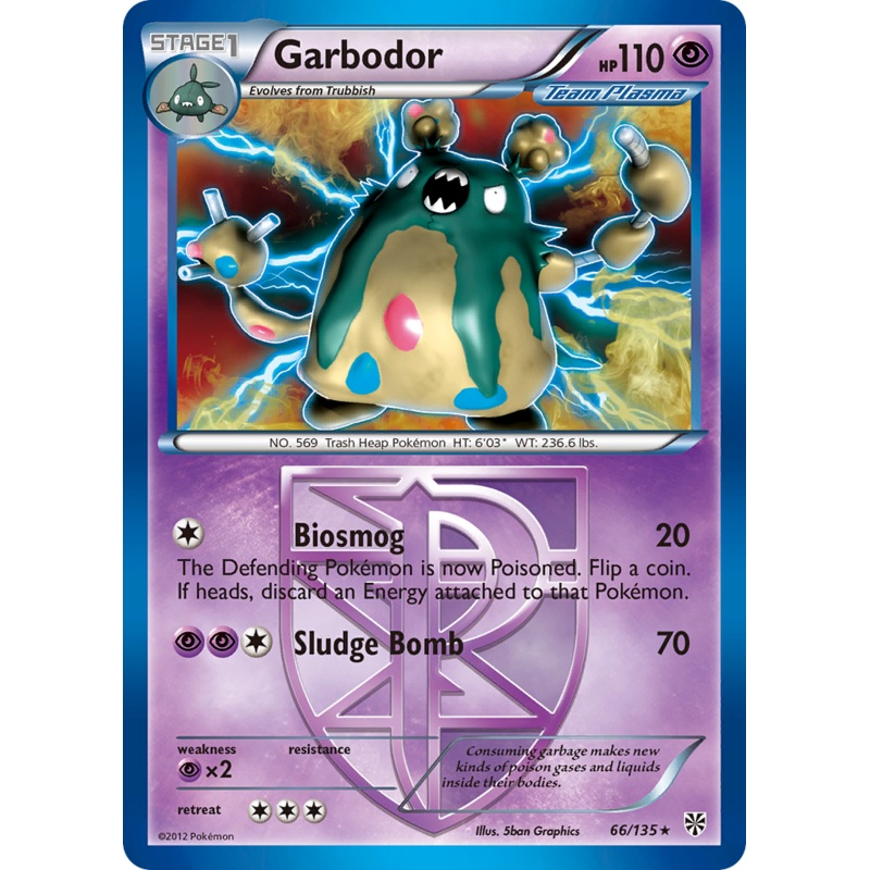 Garbodor (66/135) [Black & White: Plasma Storm]