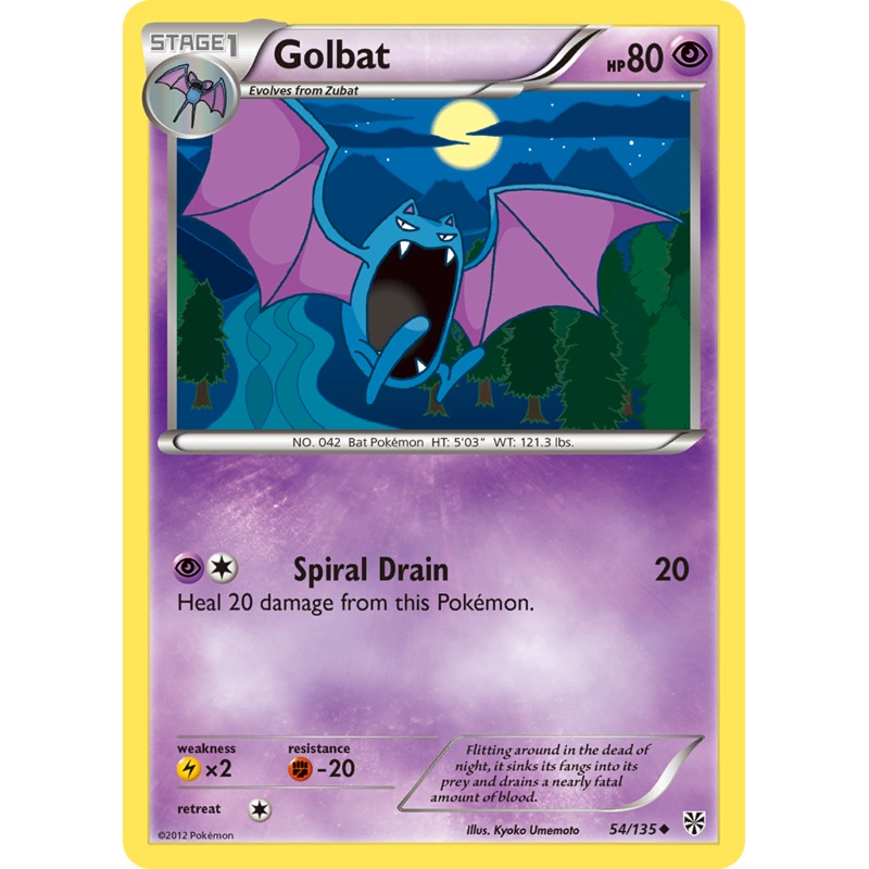 Golbat (54/135) [Black & White: Plasma Storm]