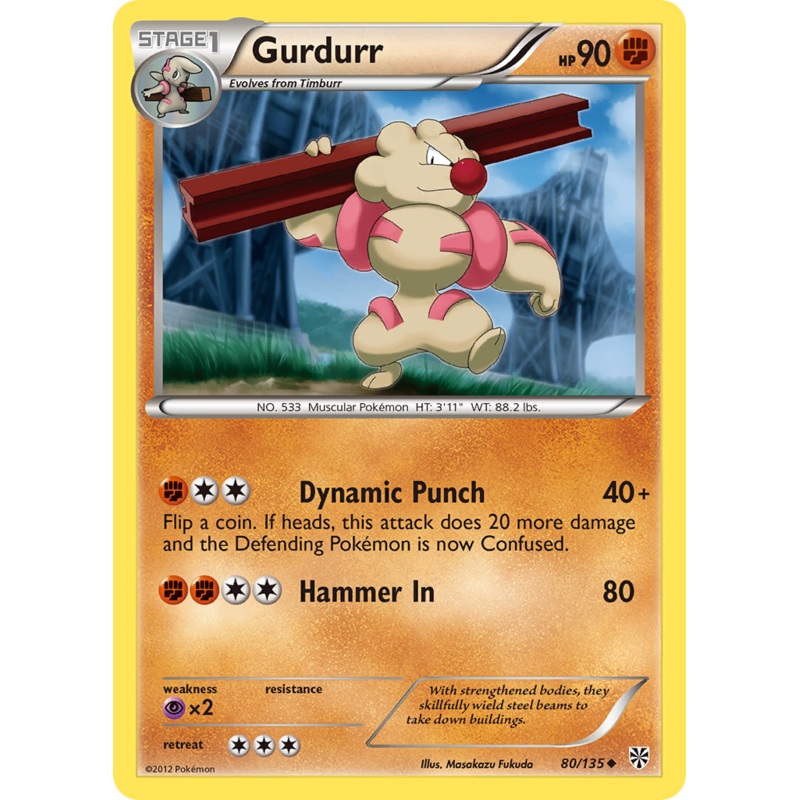 Gurdurr (80/135) [Black & White: Plasma Storm]