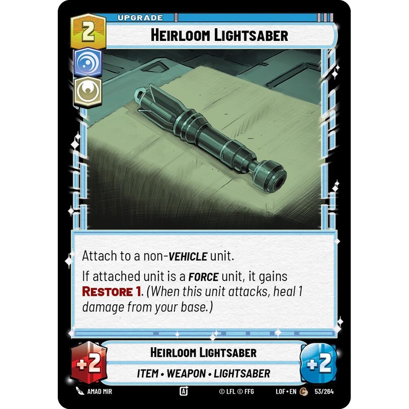 Heirloom Lightsaber (53/264) (53/264) [Legends of the Force]