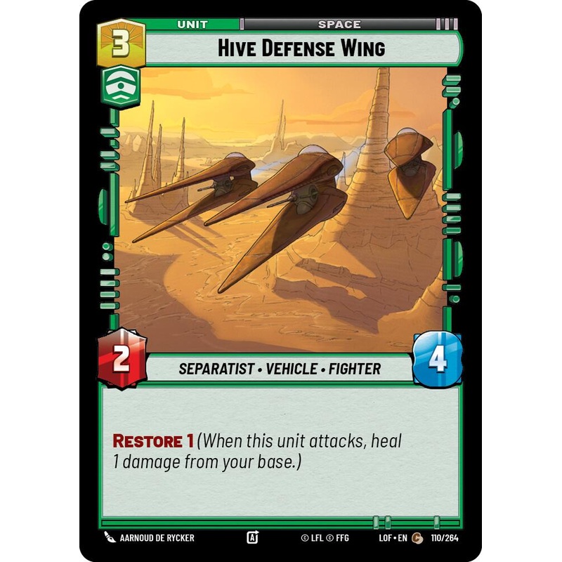 Hive Defense Wing (110/264) (110/264) [Legends of the Force]
