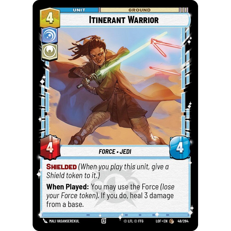 Itinerant Warrior (48/264) (48/264) [Legends of the Force]