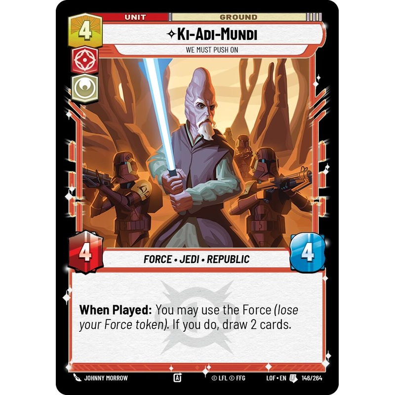 Ki-Adi-Mundi - We Must Push On (146/264) (146/264) [Legends of the Force]