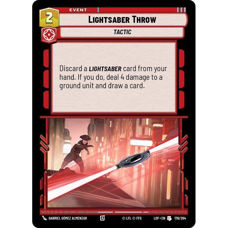 Lightsaber Throw (176/264) (176/264) [Legends of the Force]
