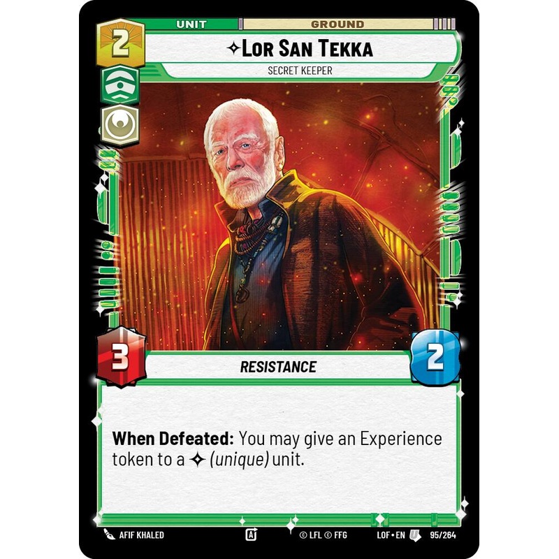 Lor San Tekka - Secret Keeper (95/264) (95/264) [Legends of the Force]