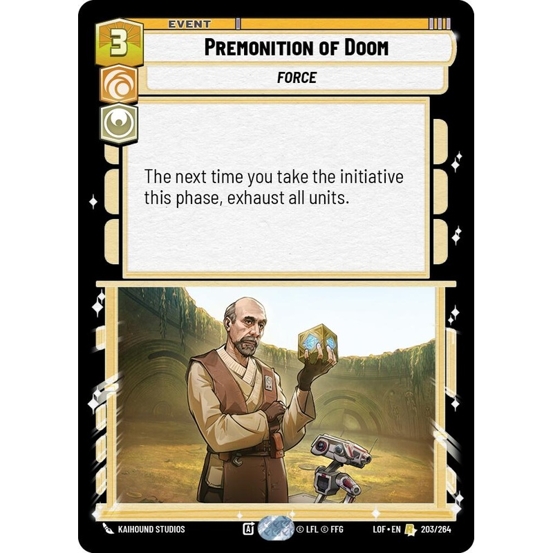 Premonition of Doom (203/264) (203/264) [Legends of the Force]