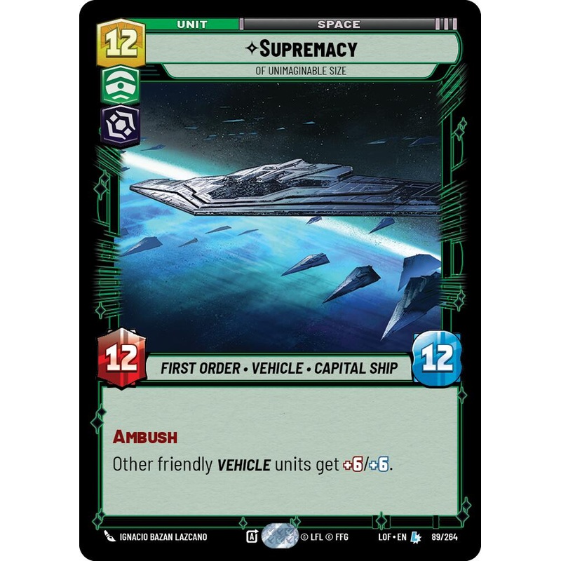 Supremacy - Of Unimaginable Size (89/264) (89/264) [Legends of the Force]