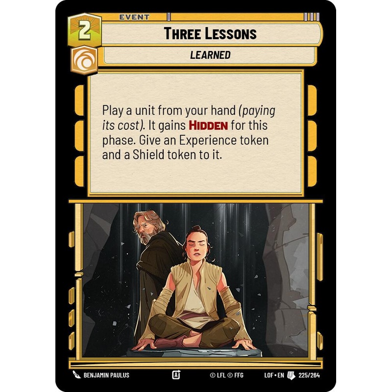 Three Lessons (225/264) (225/264) [Legends of the Force]