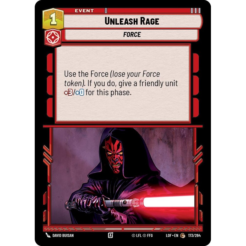 Unleash Rage (173/264) (173/264) [Legends of the Force]