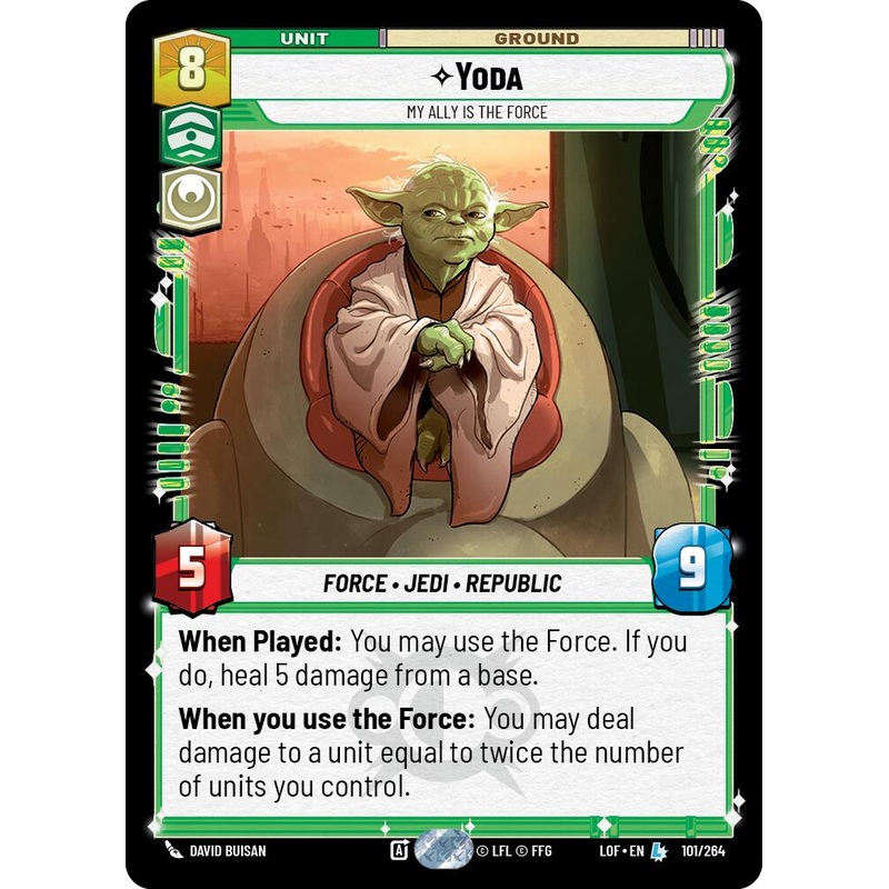 Yoda - My Ally is the Force (101/264) (101/264) [Legends of the Force]