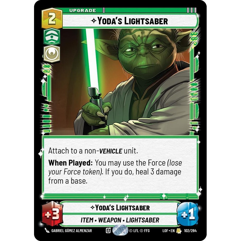 Yoda's Lightsaber (102/264) (102/264) [Legends of the Force]