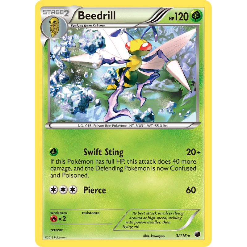 Beedrill (3/116) [Black & White: Plasma Freeze]