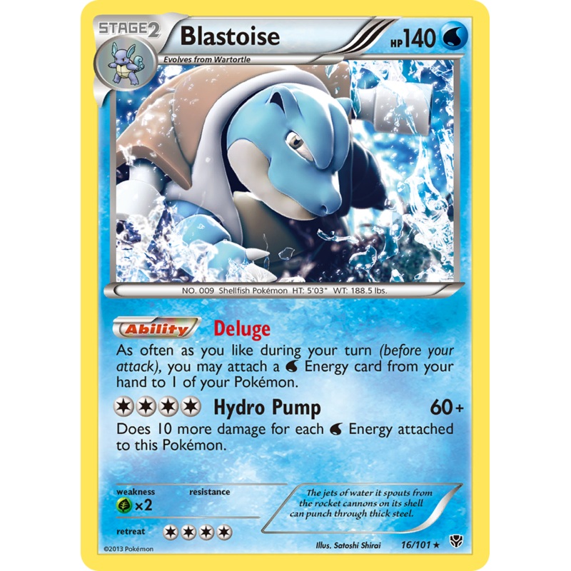 Blastoise (16/101) [Black & White: Plasma Blast]