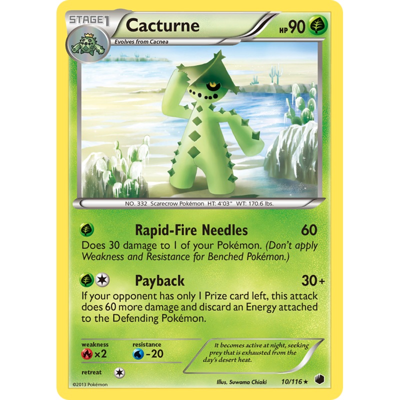 Cacturne (10/116) [Black & White: Plasma Freeze]