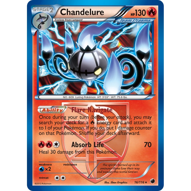 Chandelure (16/116) [Black & White: Plasma Freeze]