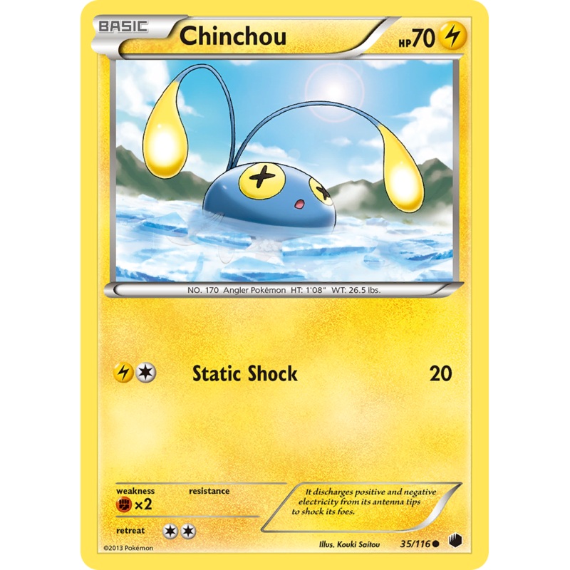 Chinchou (35/116) [Black & White: Plasma Freeze]