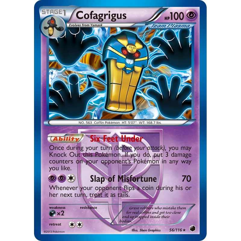 Cofagrigus (56/116) [Black & White: Plasma Freeze]