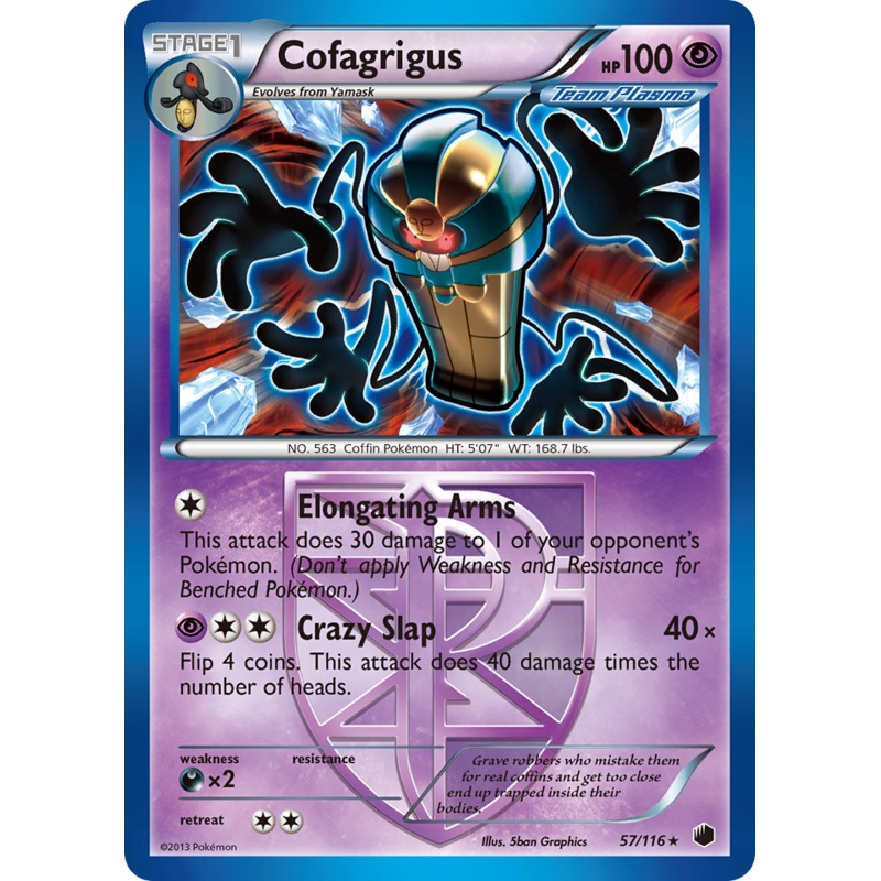 Cofagrigus (57/116) [Black & White: Plasma Freeze]