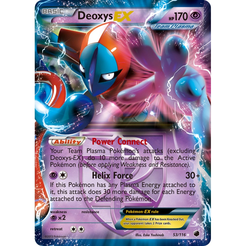 Deoxys EX (53/116) [Black & White: Plasma Freeze]