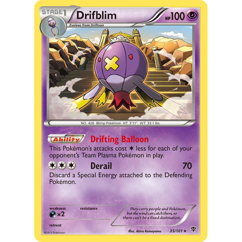 Drifblim (35/101) [Black & White: Plasma Blast]