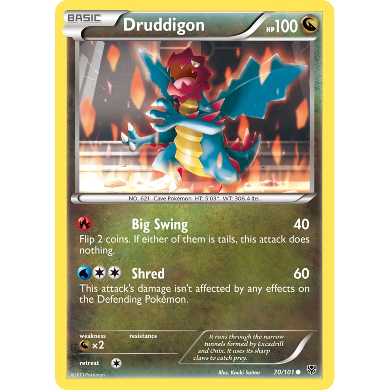 Druddigon (70/101) [Black & White: Plasma Blast]