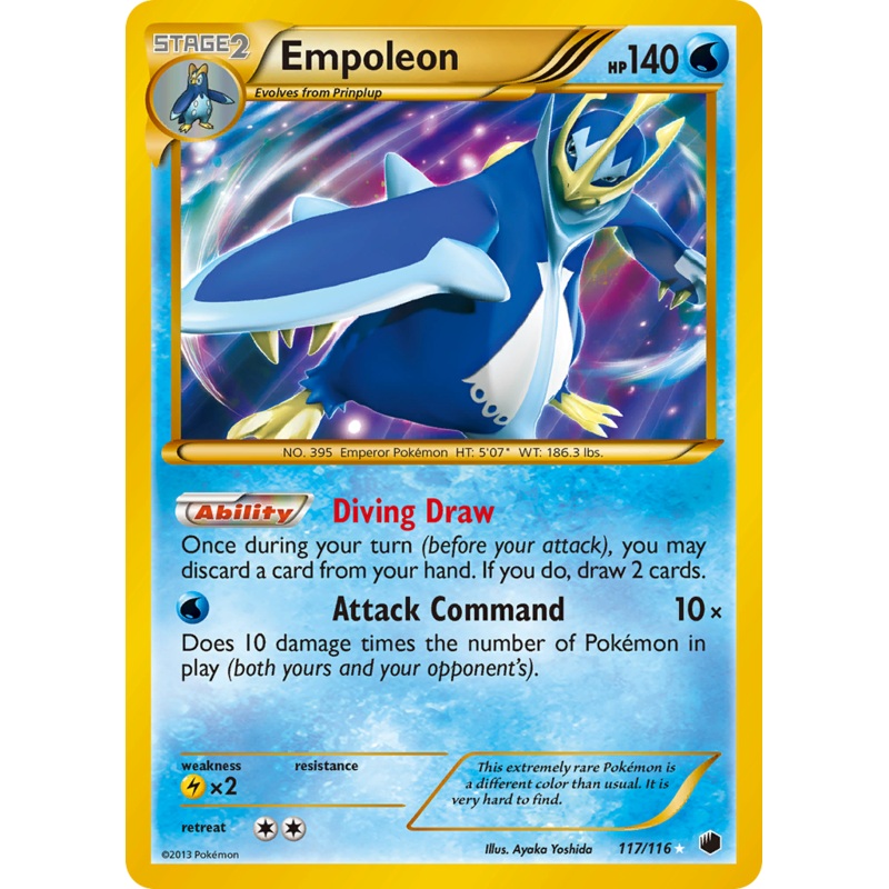 Empoleon (117/116) [Black & White: Plasma Freeze]