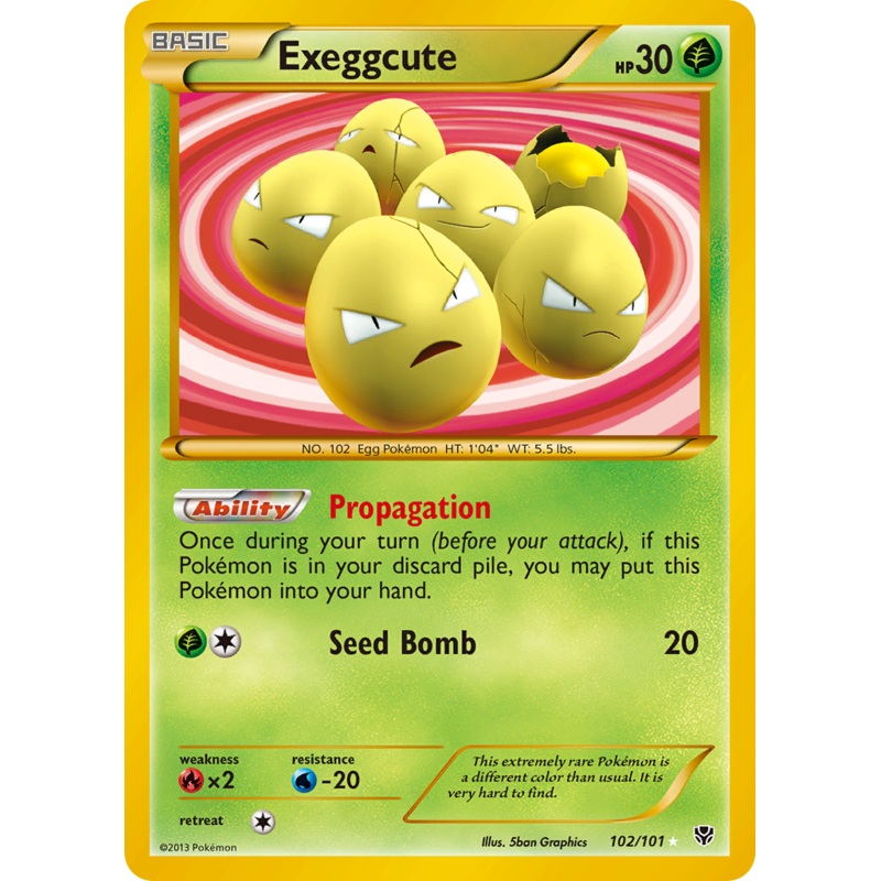 Exeggcute (102/101) [Black & White: Plasma Blast]