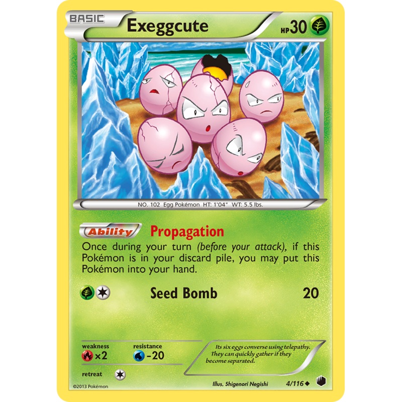 Exeggcute (4/116) [Black & White: Plasma Freeze]