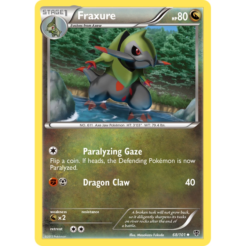 Fraxure (68/101) [Black & White: Plasma Blast]