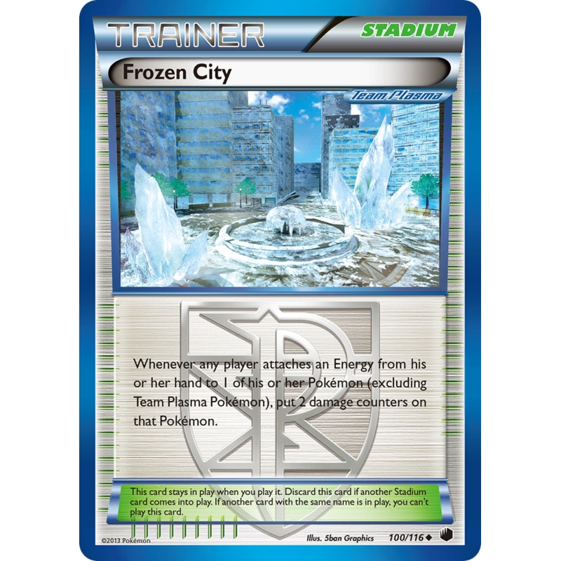 Frozen City (100/116) [Black & White: Plasma Freeze]
